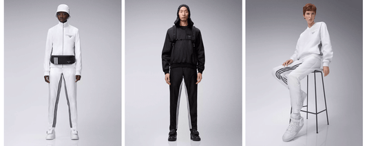 Prada x Adidas. Prada x Adidas Asap Rocky. Prada x Adidas collaboration.