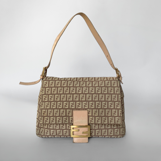 Fendi IG SALE: Fendi Pochette Mamma Zucca Canvas - Shoulder bags - Etoile Luxury Vintage