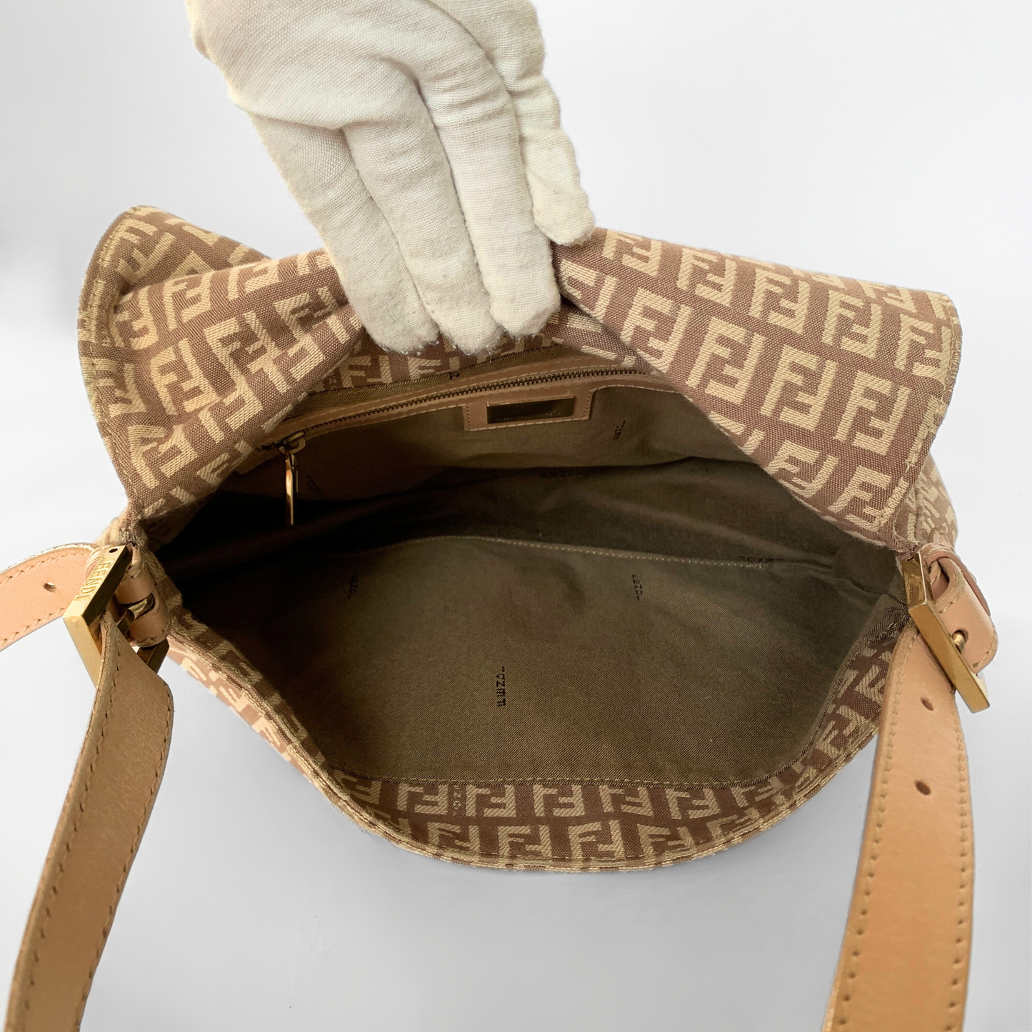 Fendi IG SALE: Fendi Pochette Mamma Zucca Canvas - Shoulder bags - Etoile Luxury Vintage