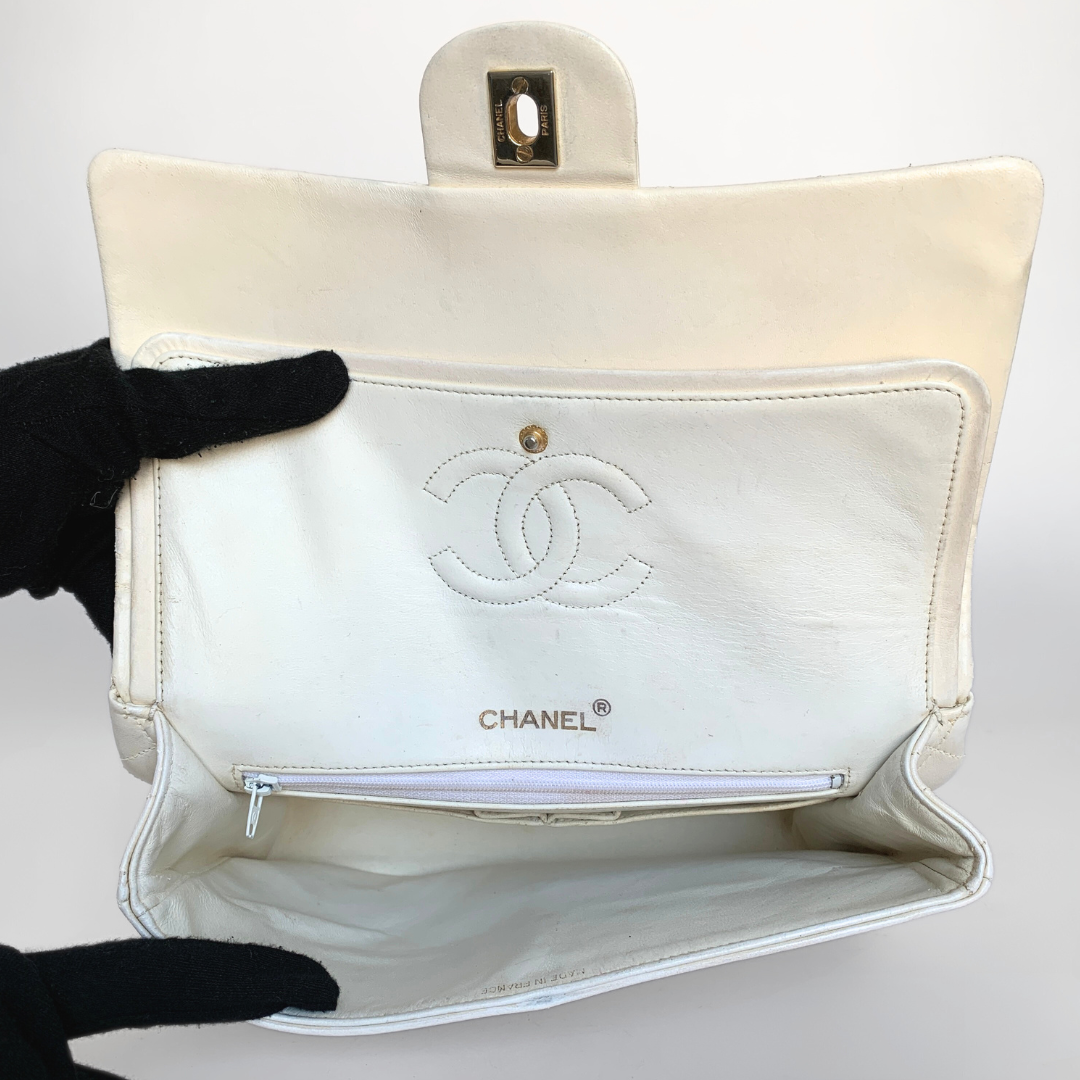 Chanel Classic Flap Bag Tall Lambskin Leather