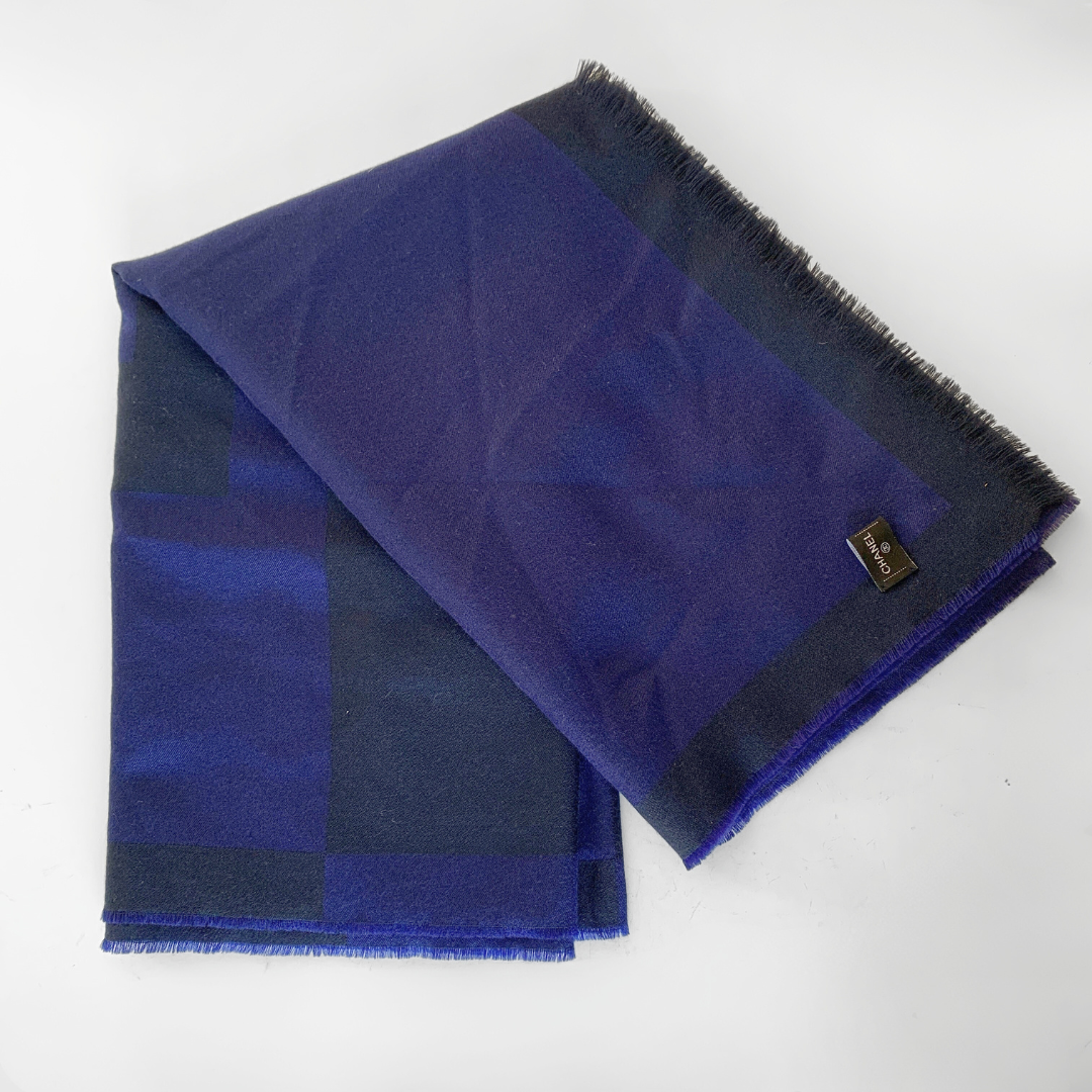 Chanel Chanel Shawl Cashmere Wool - Scarfs - Etoile Luxury Vintage
