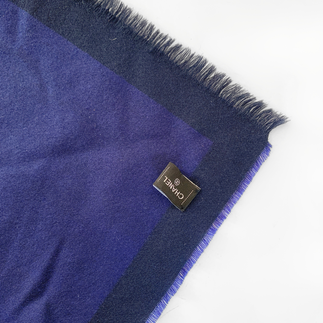 Chanel Chanel Shawl Cashmere Wool - Scarfs - Etoile Luxury Vintage