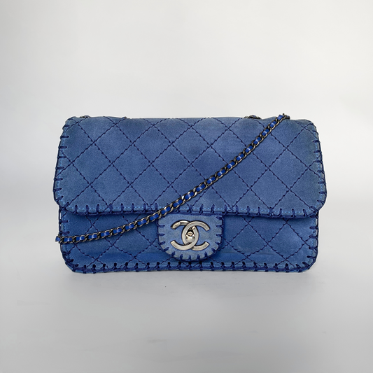 Chanel Chanel Single Flap Bag Suède - Shoulder bags - Etoile Luxury Vintage