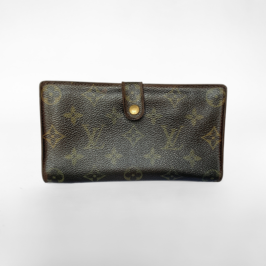 Louis Vuitton Clip Wallet Large Monogram Canvas