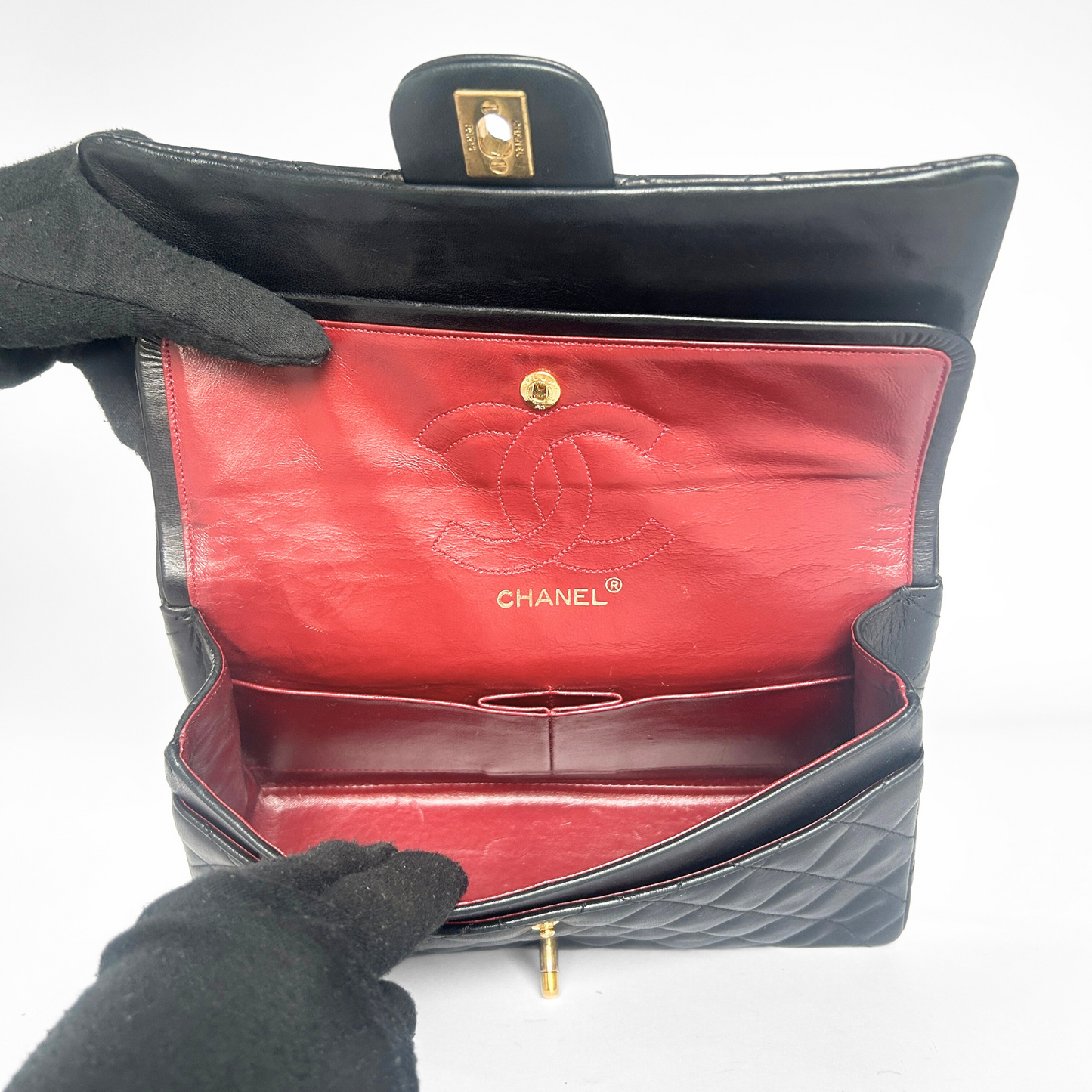 Chanel Classic Flap Bag Medium Lambskin Leather