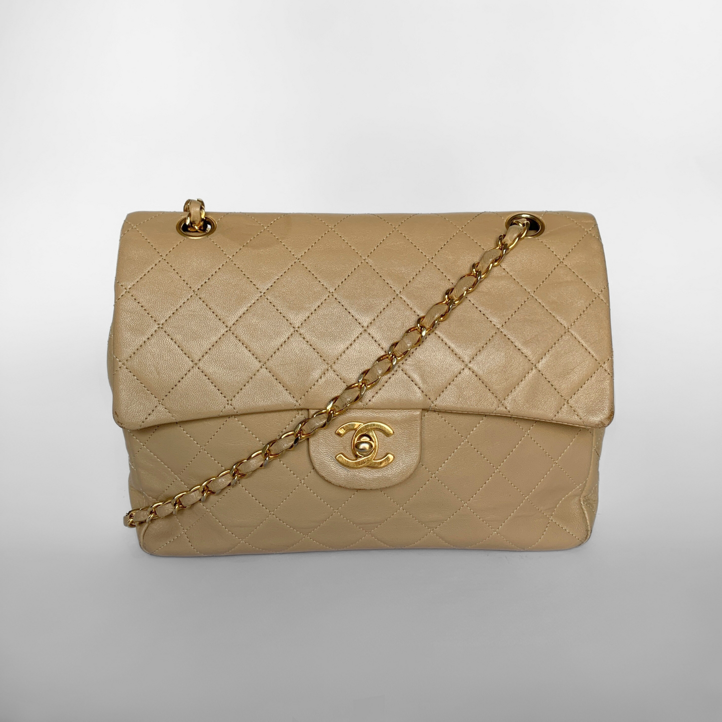 Chanel Chanel Classic Flap Bag Tall Lamsbkin Leather - Shoulder bags - Etoile Luxury Vintage