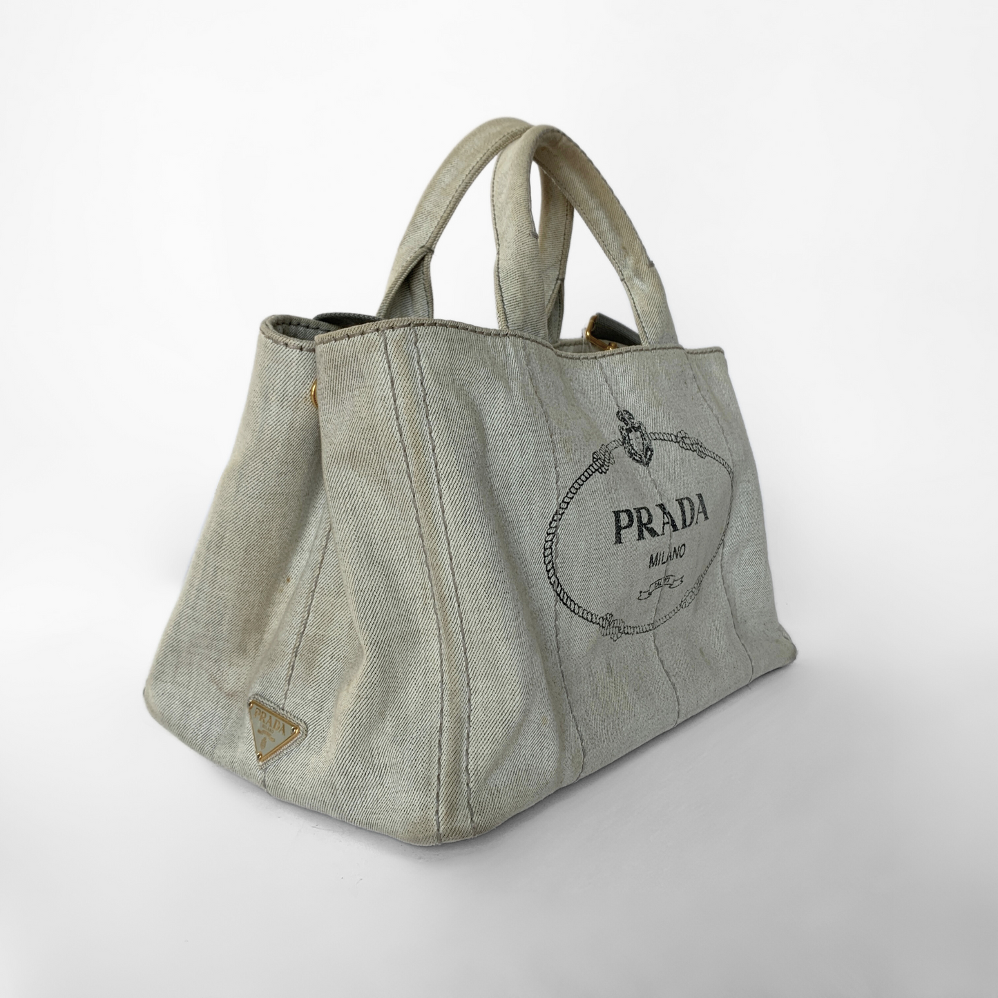 Prada Prada Canapa Bag Denim - Handbags - Etoile Luxury Vintage