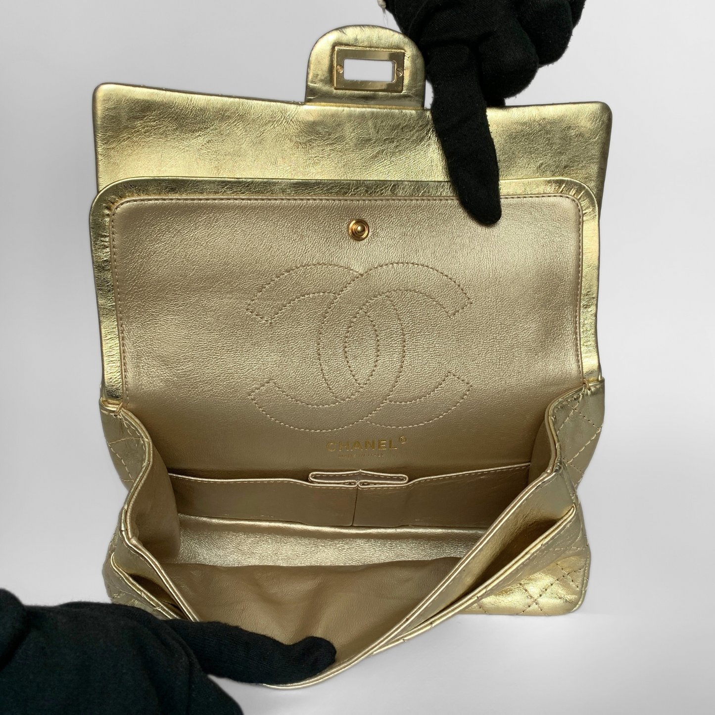 Chanel 2.55 Bag Aged Calfskin Leather