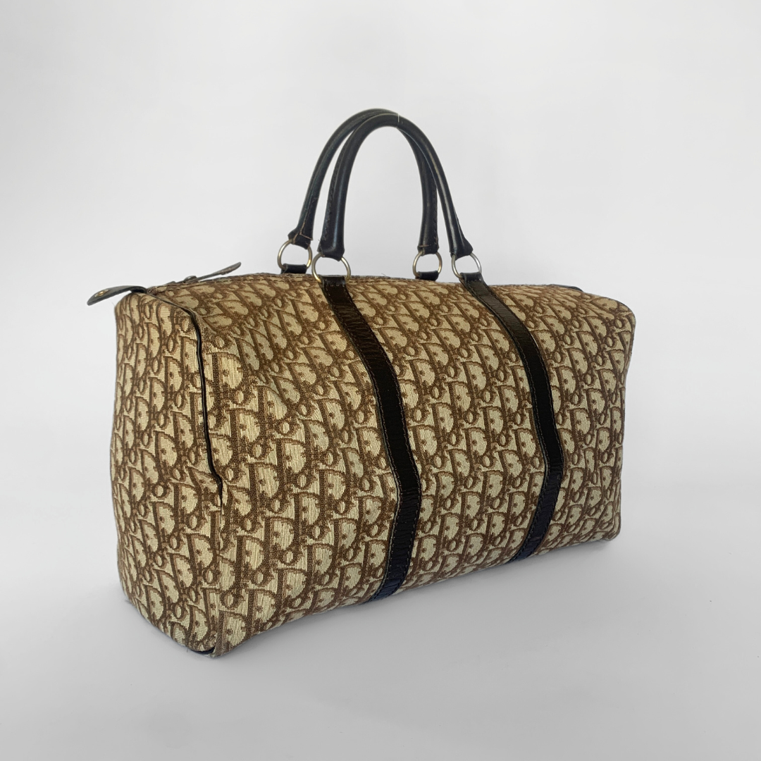 Dior Dior Bowling Bag Jacquard Oblique-Canvas - Handbags - Etoile Luxury Vintage