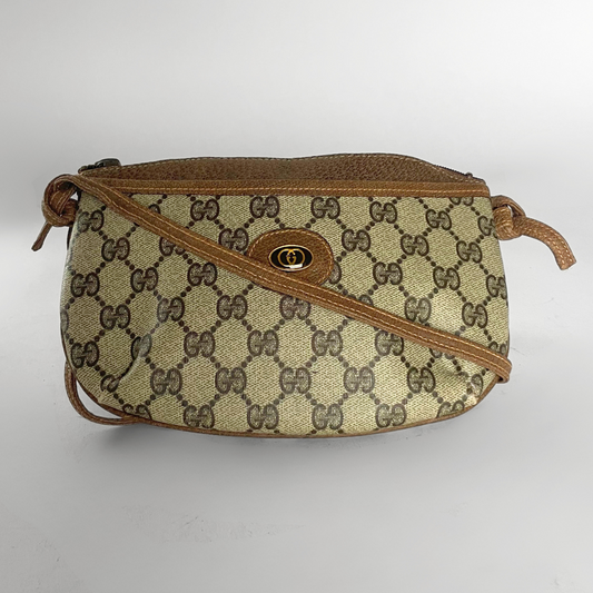 Gucci Vintage Crossbody Bag Canvas