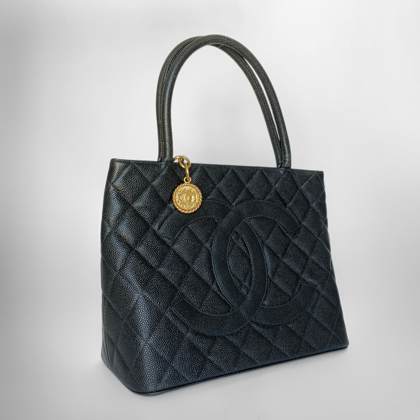 Chanel Medaillon Caviar Leather