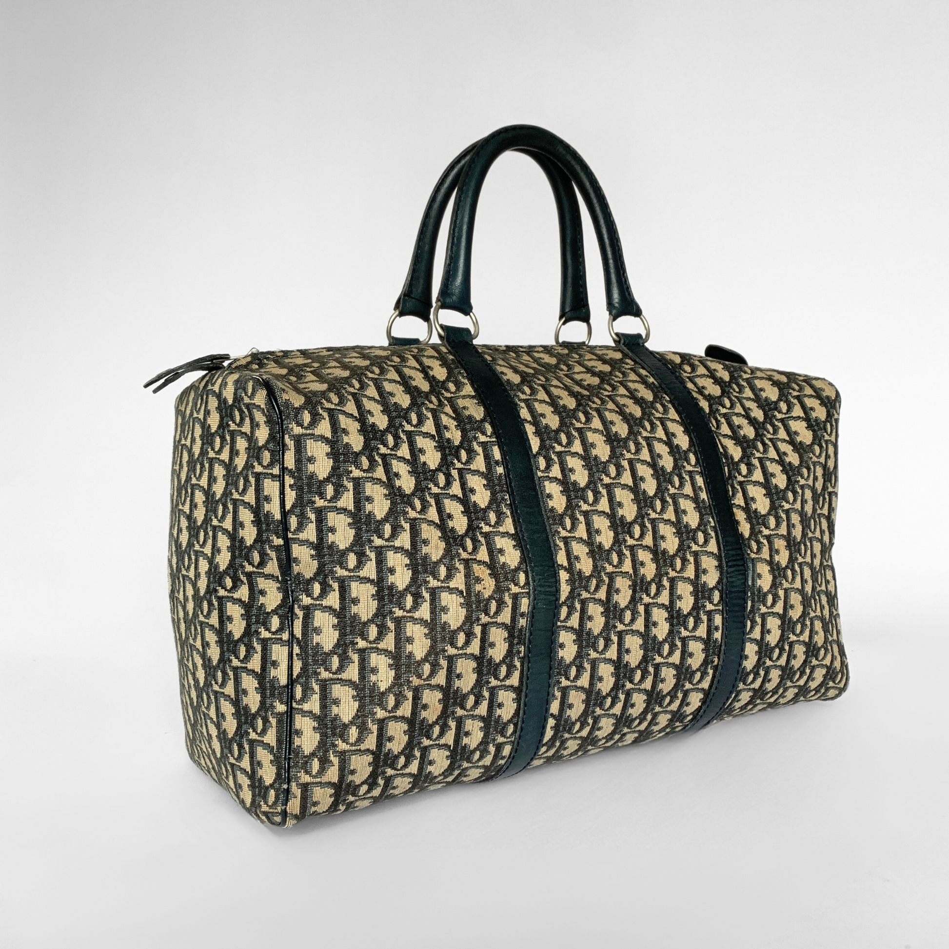 Dior Dior Bowling Bag Large Oblique Canvas - Handbags - Etoile Luxury Vintage