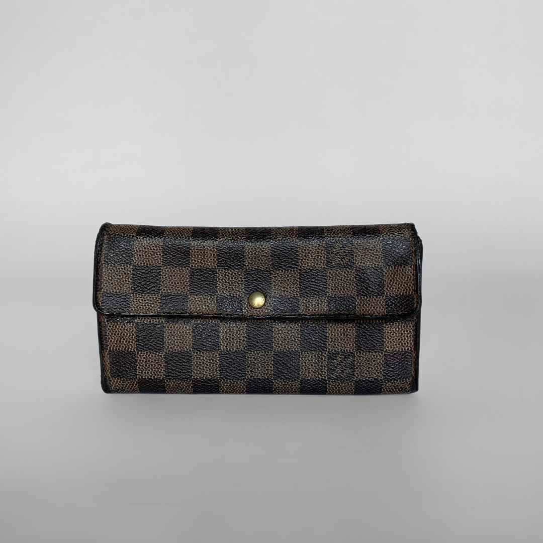 Louis Vuitton Louis Vuitton Wallet Large Damier Ebene Canvas - Wallets - Etoile Luxury Vintage
