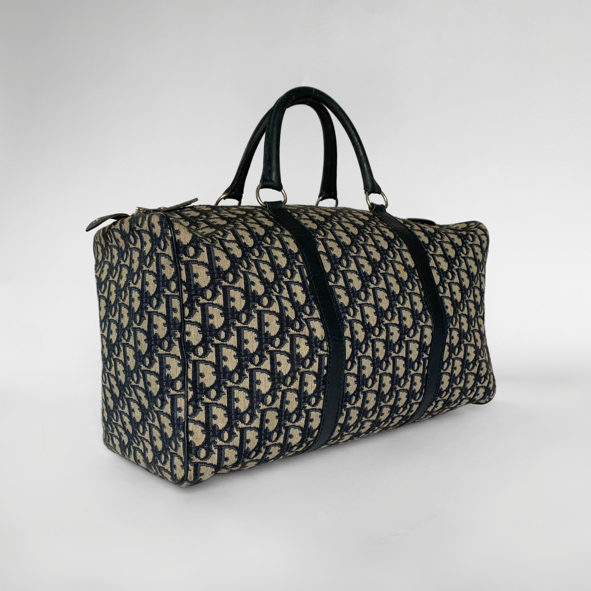 Dior Dior Bowling Bag Large Oblique Canvas - Handbags - Etoile Luxury Vintage