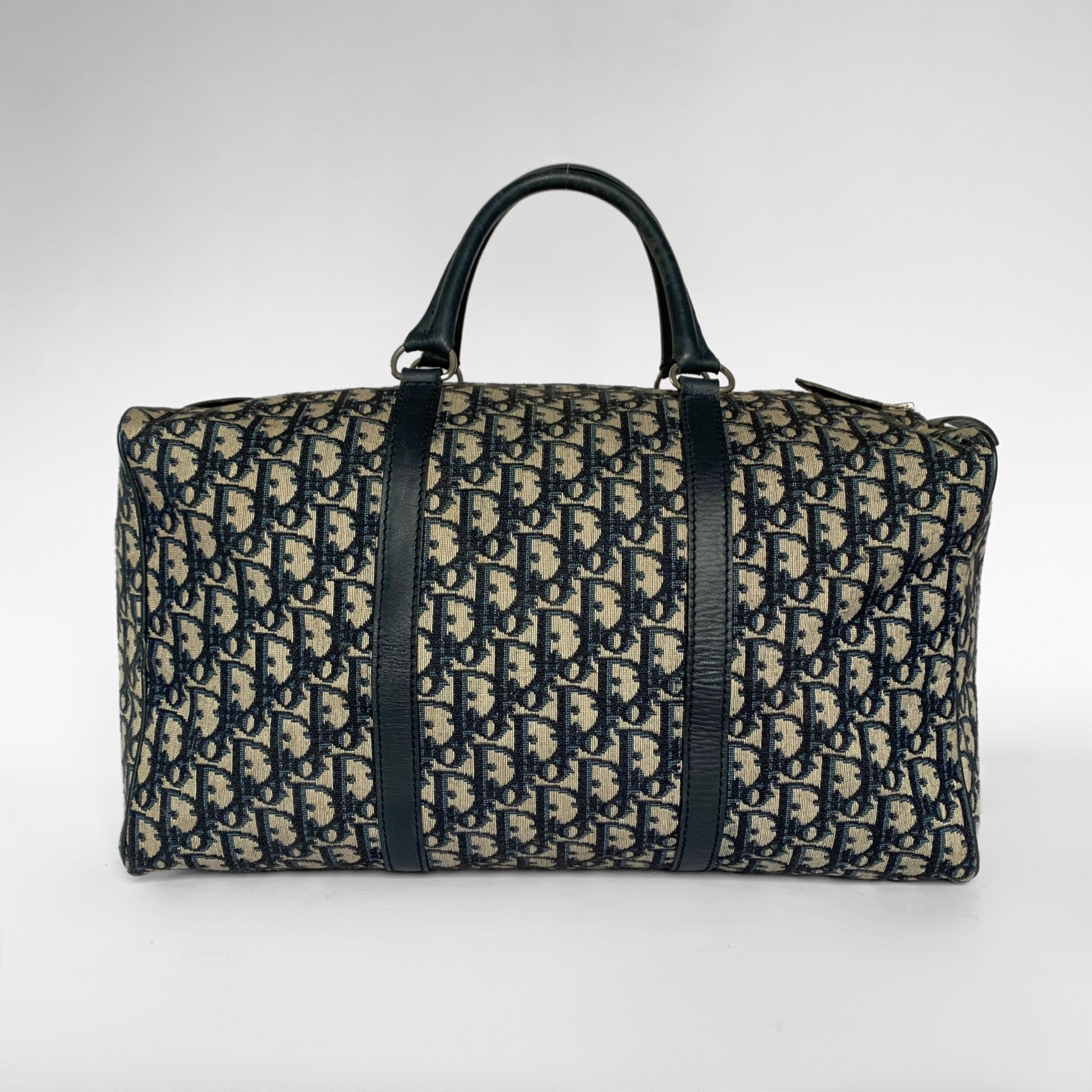 Dior Dior Bowling Bag Large Oblique Canvas - Handbags - Etoile Luxury Vintage