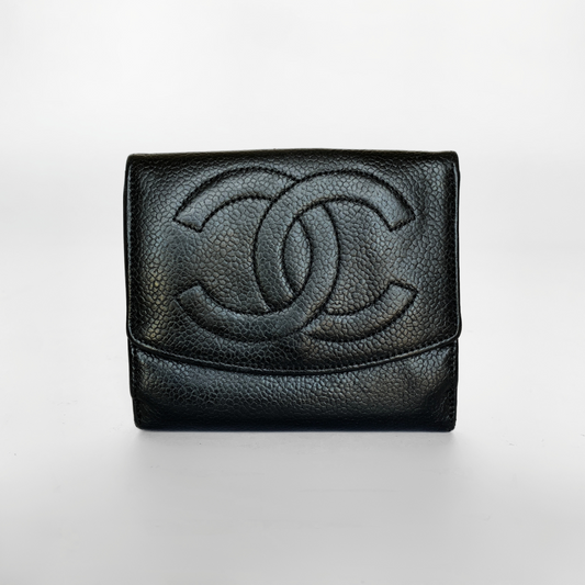 Chanel Wallet Small Caviar Leather