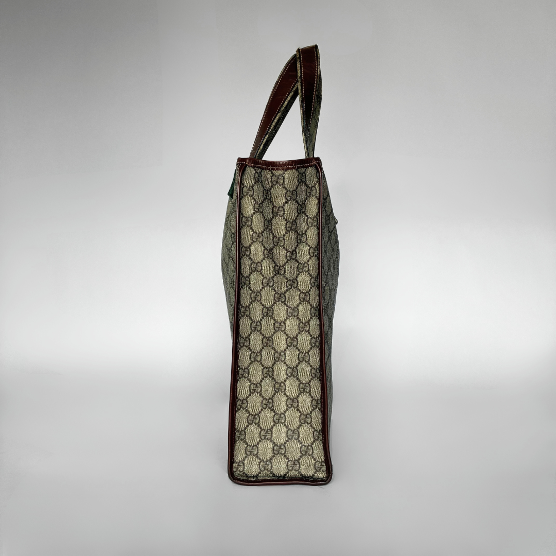 Gucci 2-way Tote Monogram Canvas