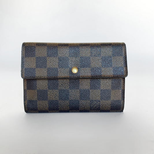 Louis Vuitton Louis Vuitton Wallet International  Medium Damier Ebene Canvas - Wallets - Etoile Luxury Vintage