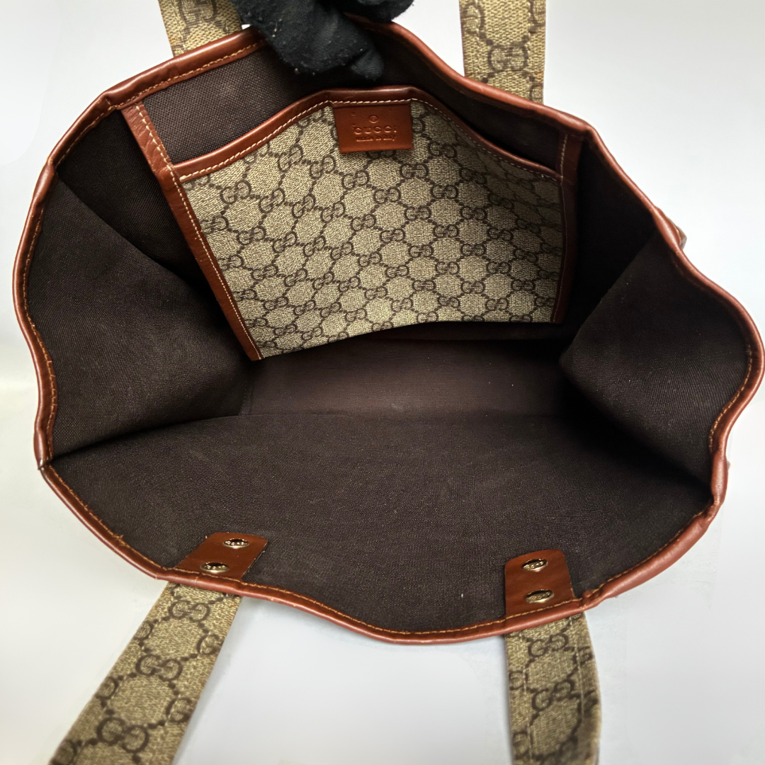 Gucci 2-way Tote Monogram Canvas