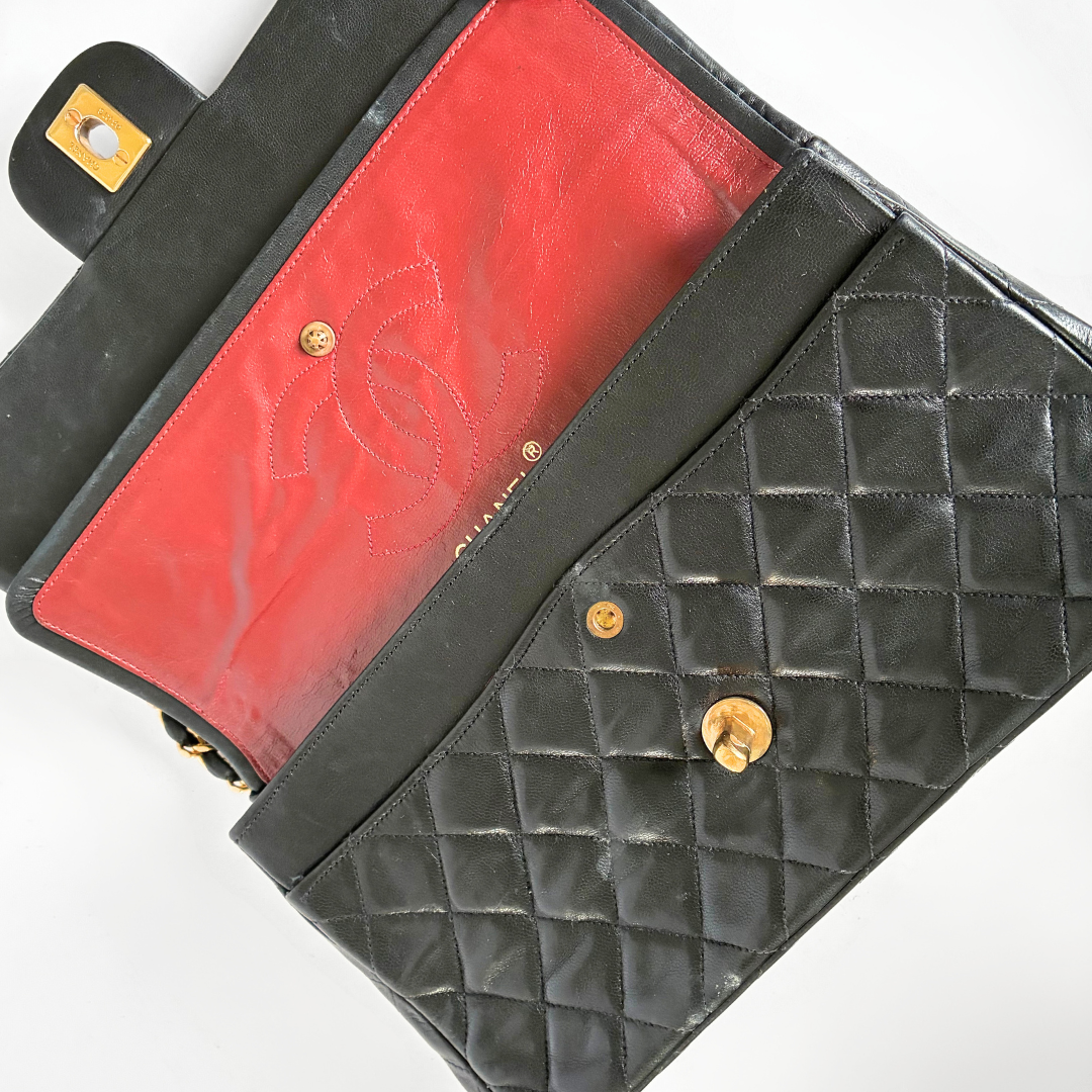 Chanel Classic Flap Bag Medium Lambskin Leather