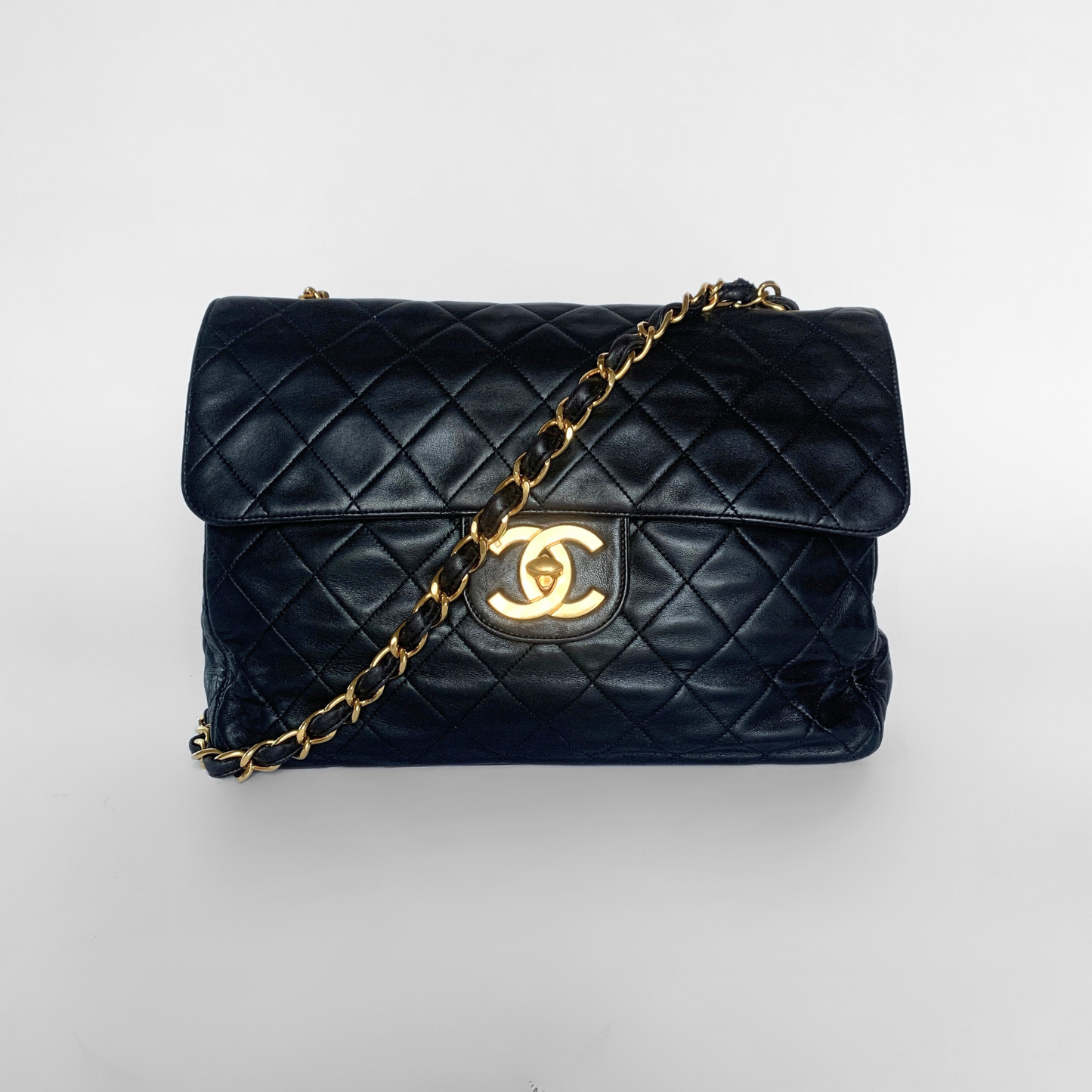 Chanel Chanel Classic Flap Bag Maxi Lambskin Leather - Handbags - Etoile Luxury Vintage