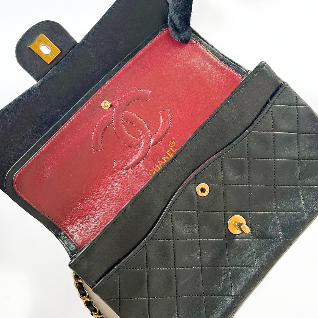 Chanel Classic Flap Bag Small Lambskin Leather