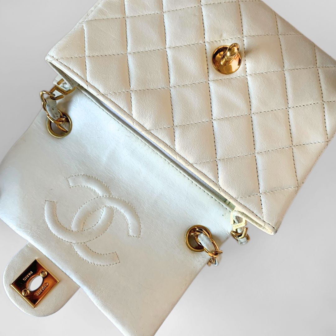 Chanel Classic Flap Bag Mini Lambskin Leather