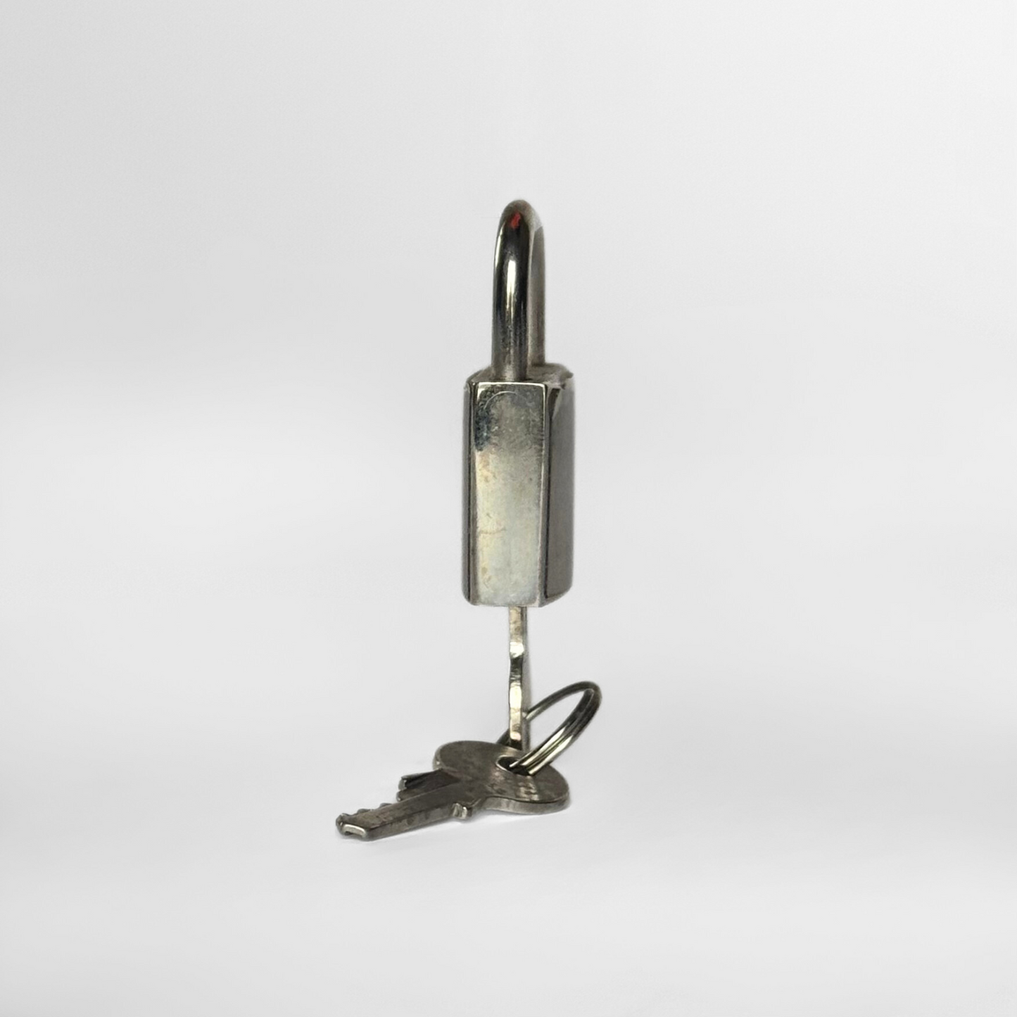 Fendi Fendi Lock With Key Silver Metal - Locks - Etoile Luxury Vintage