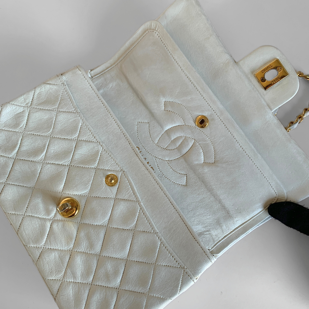 Chanel Classic Flap Bag Small Lambskin Leather