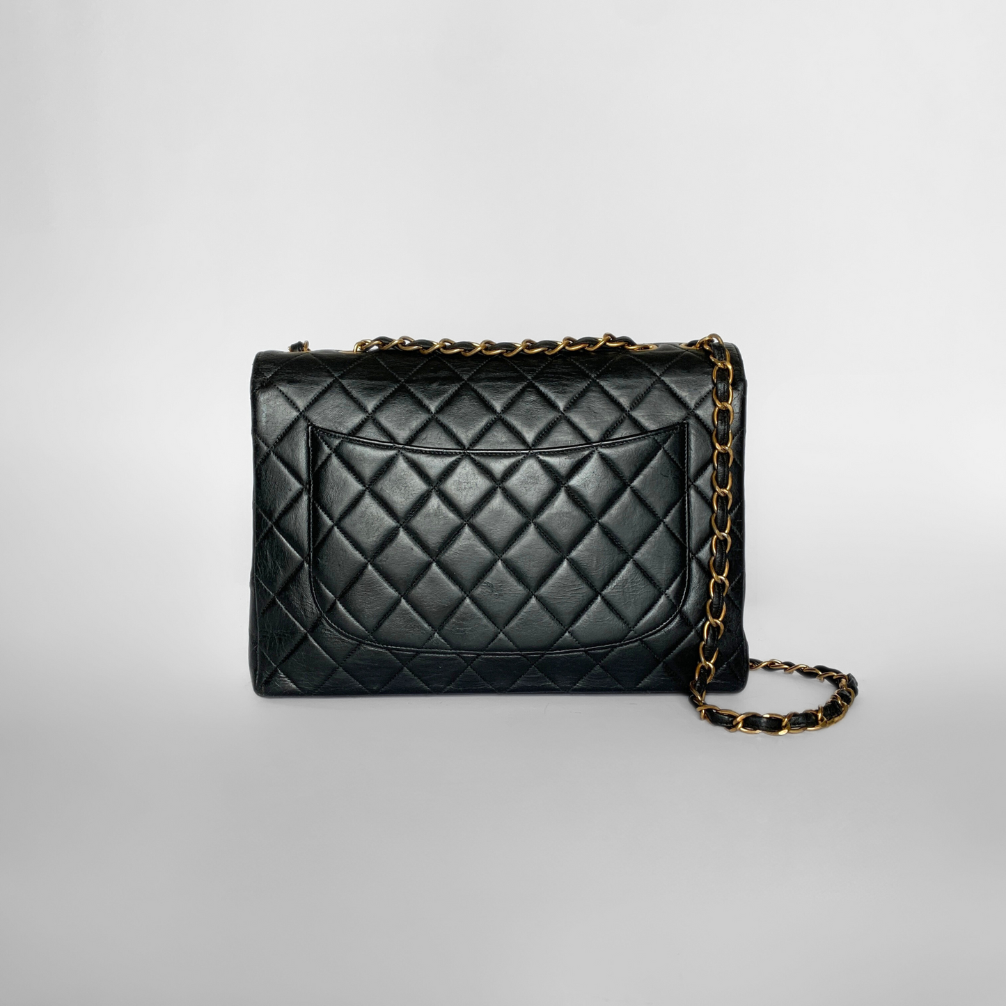 Chanel Classic Flap Bag Maxi Lambskin Leather