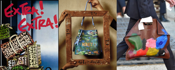 Vintage Designer Bag Art Louis Vuitton