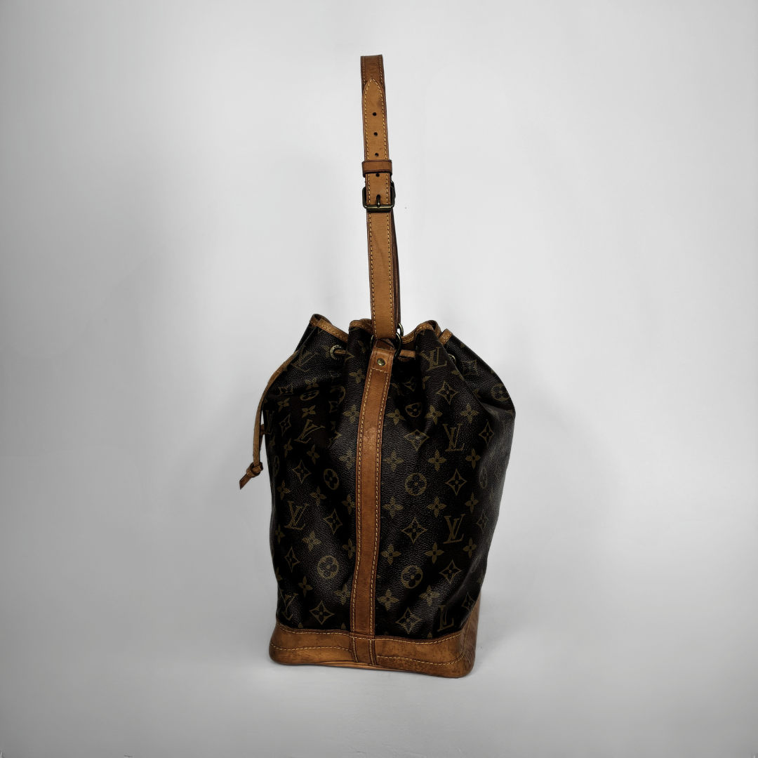 Louis Vuitton Noe Monogram Canvas on a white background
