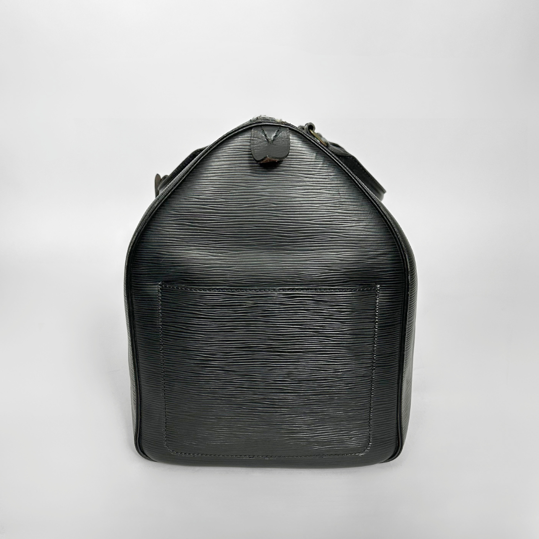 Louis Vuitton Keepall 50 Epi black  side view
