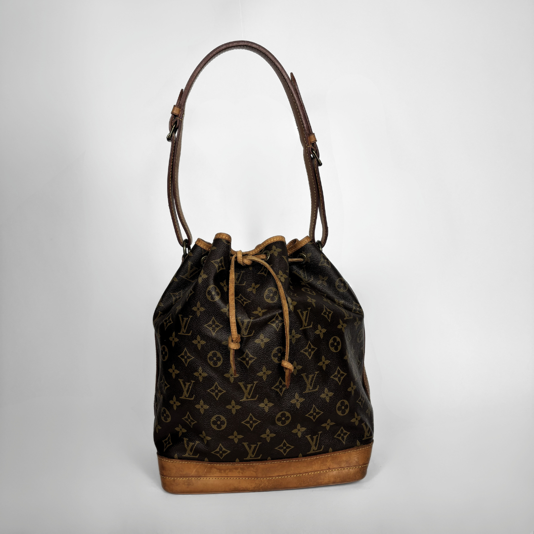 Louis Vuitton Noe Monogram Canvas on a white background