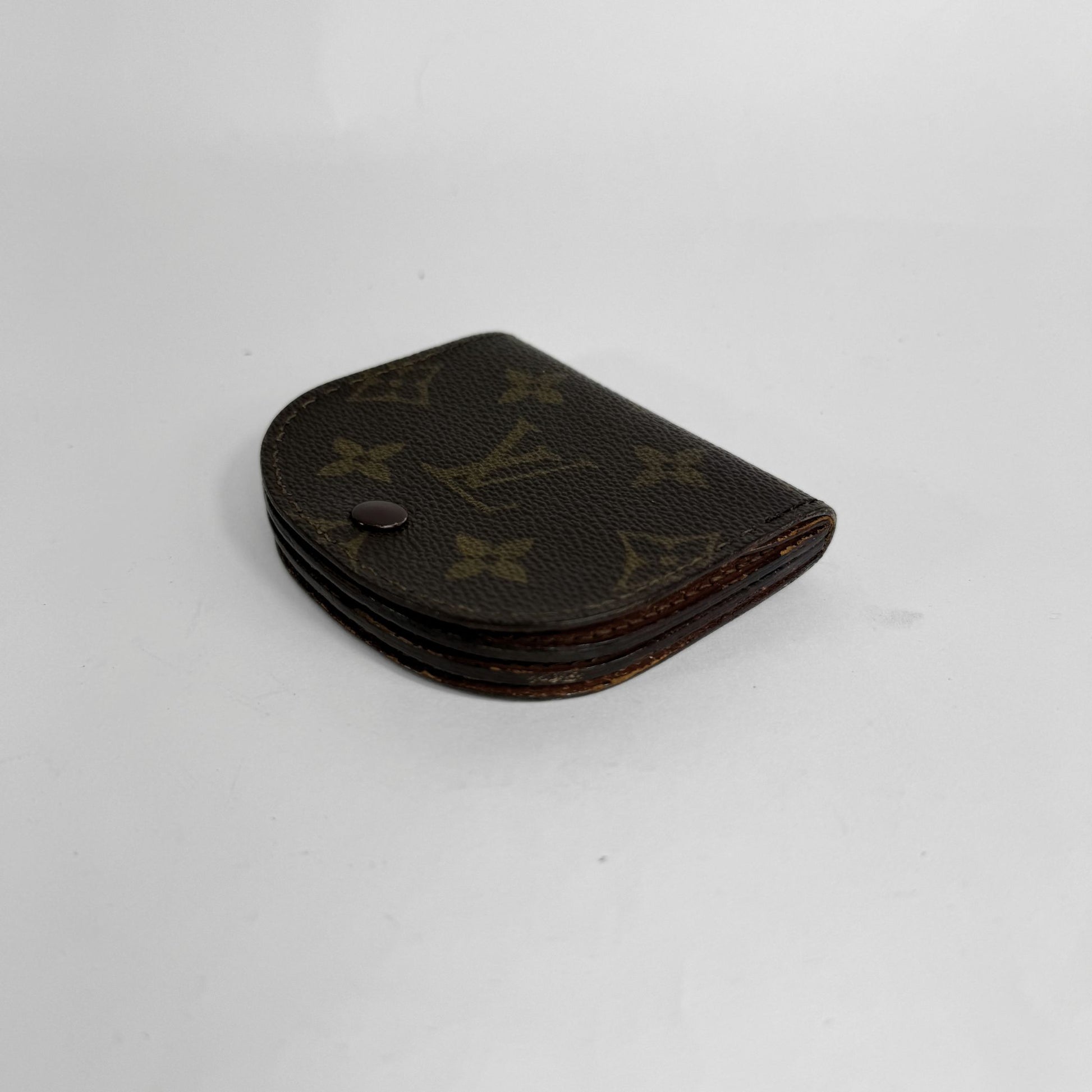 Louis Vuitton Coin Wallet Monogram Canvas on a white background
