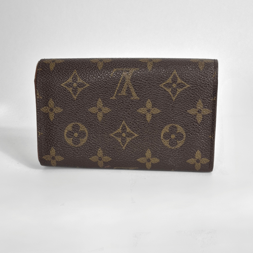 Louis Vuitton wallet with monogram back view