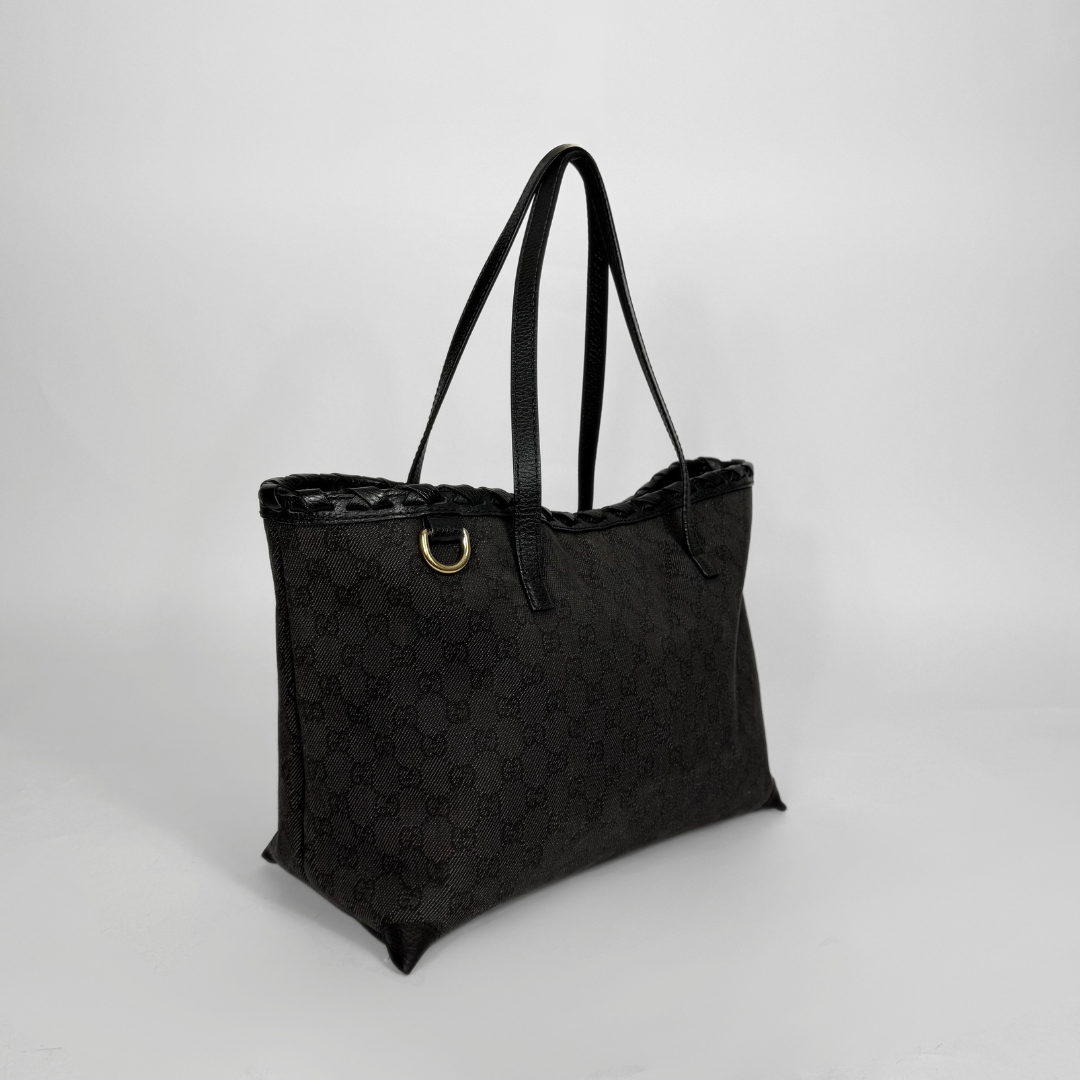 Black shopper bag