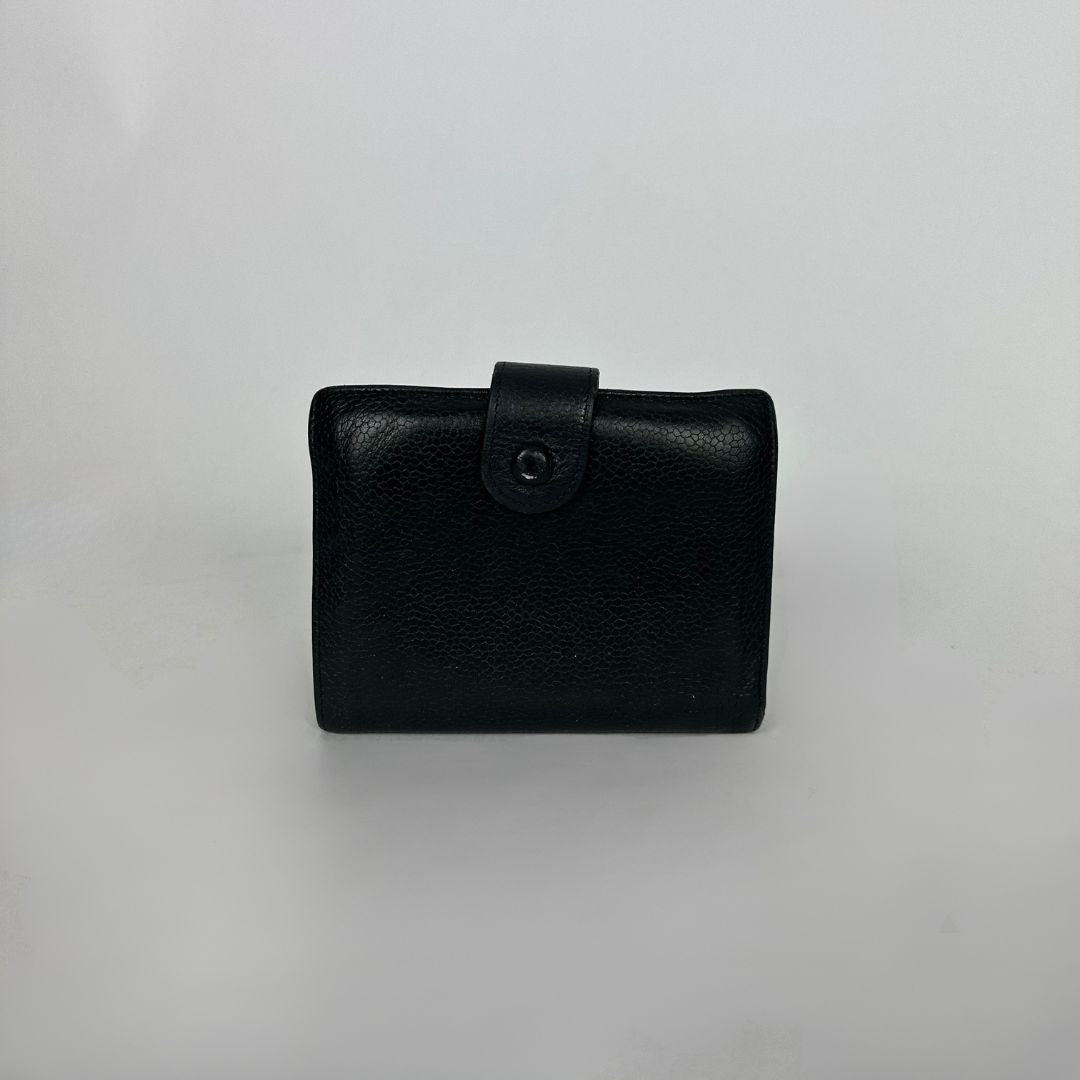 Chanel Wallet Caviar Small on a whıte background