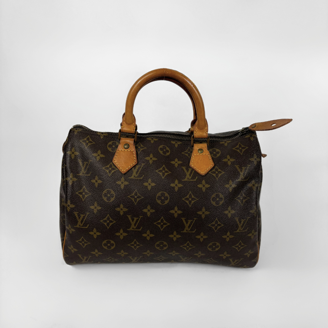 Louis Vuitton Speedy 30 on a white background