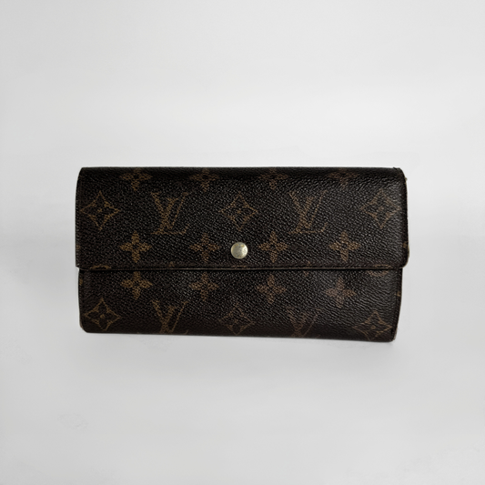 Louis Vuitton wallet on white background