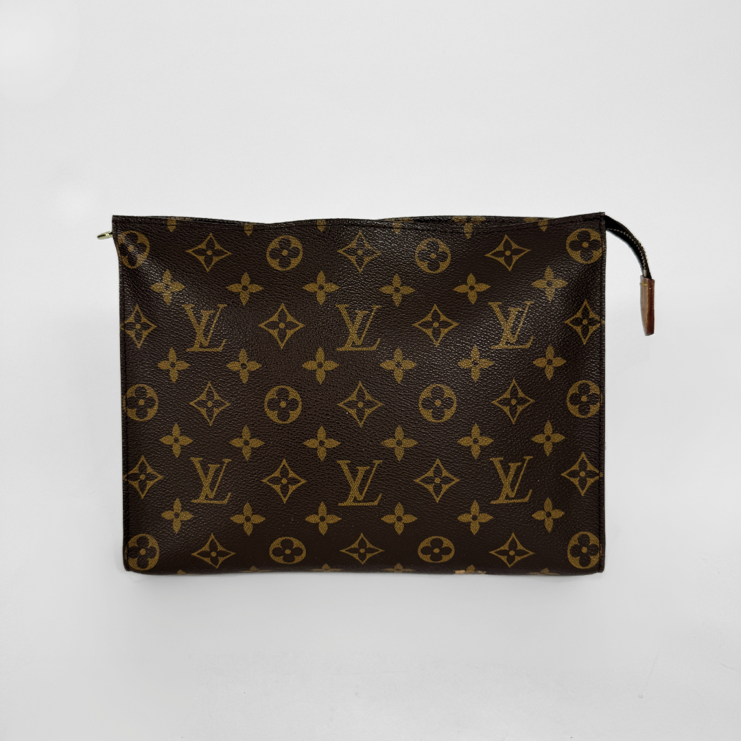 Louis Vuitton Pouch Monogram Canvas on a white background