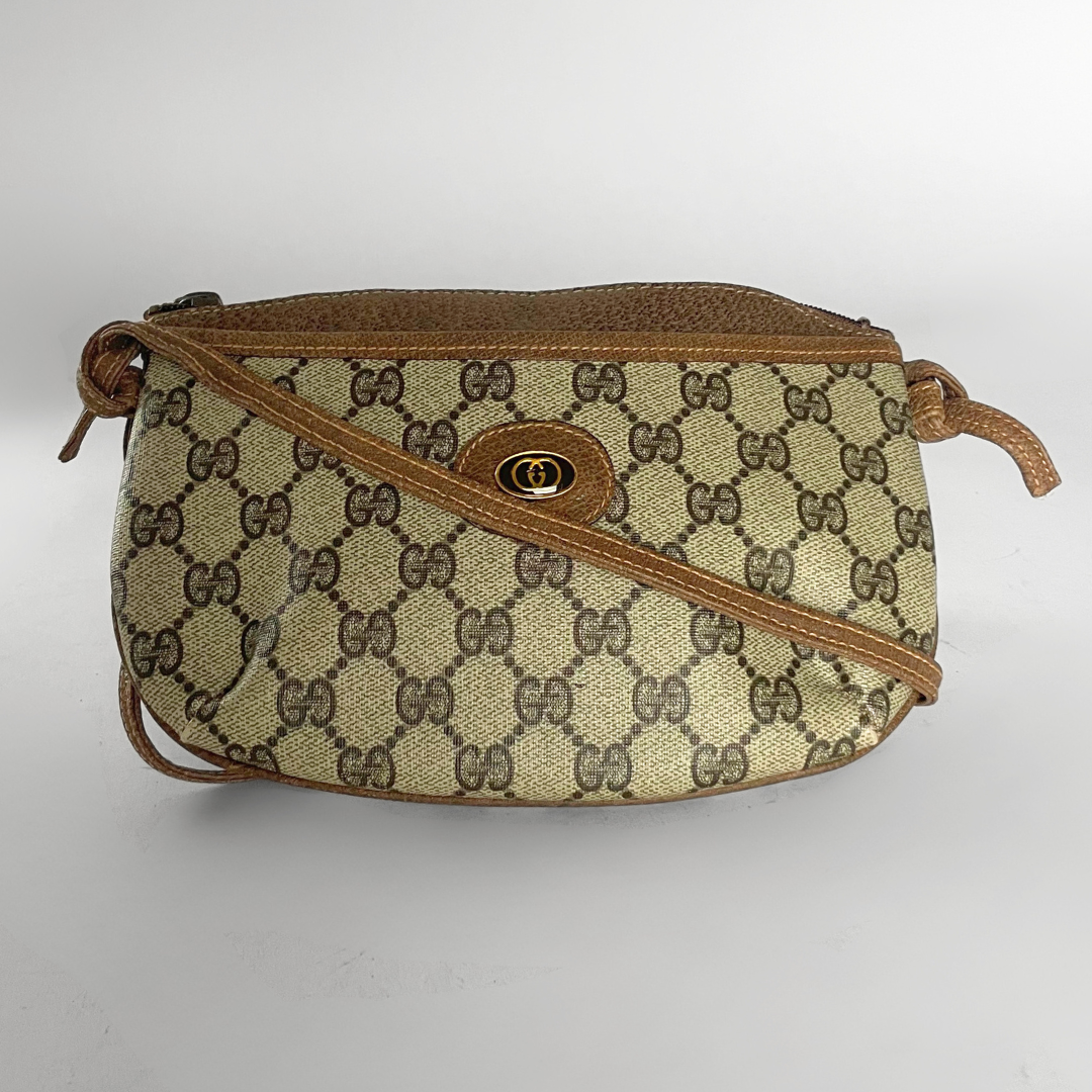 Gucci Vintage Crossbody Bag Canvas