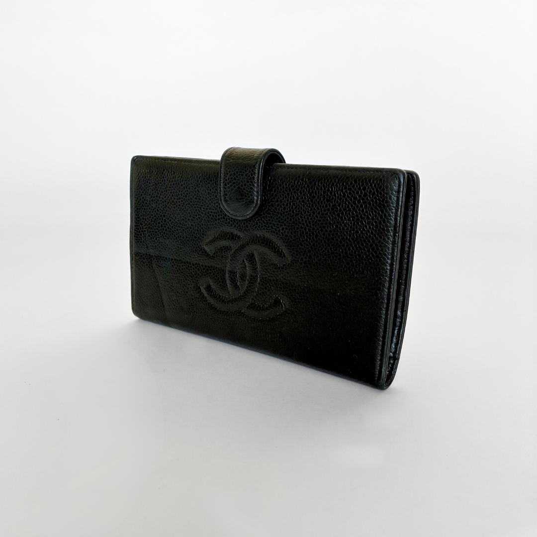 Chanel Wallet Large Caviar Leather