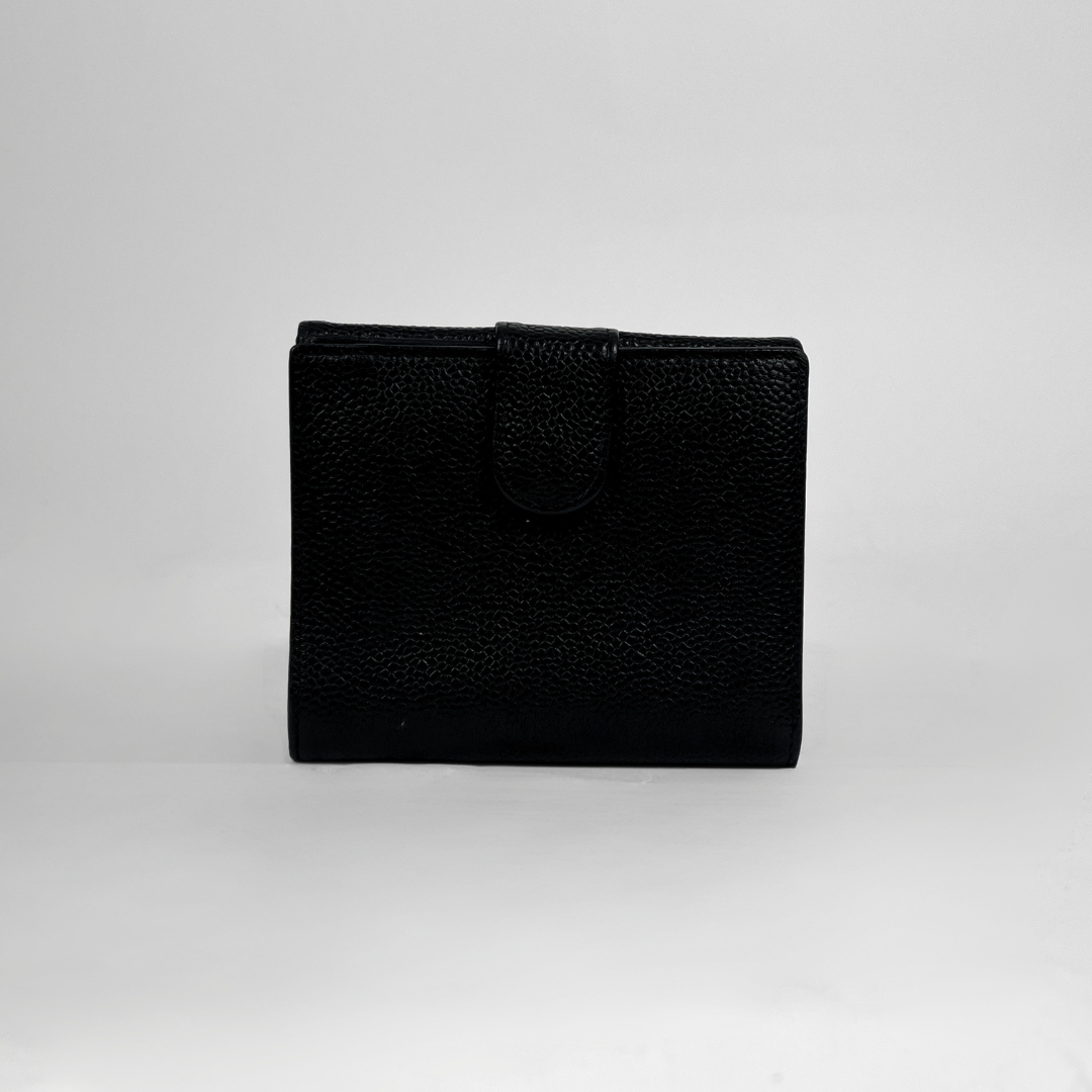 Chanel Wallet Caviar Small on a white background