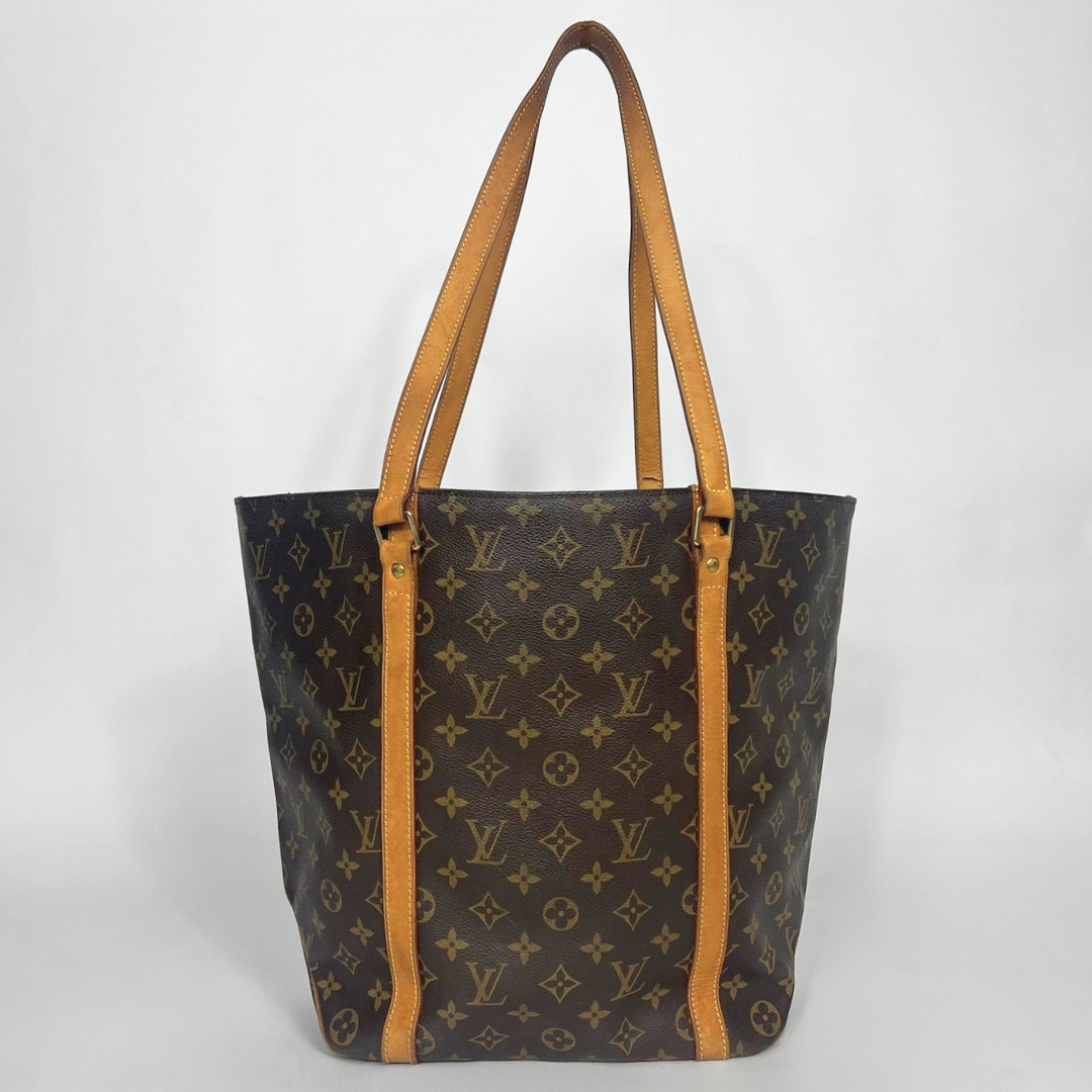 Louis Vuitton Shopper in brown Monogram Canvas on a White Background