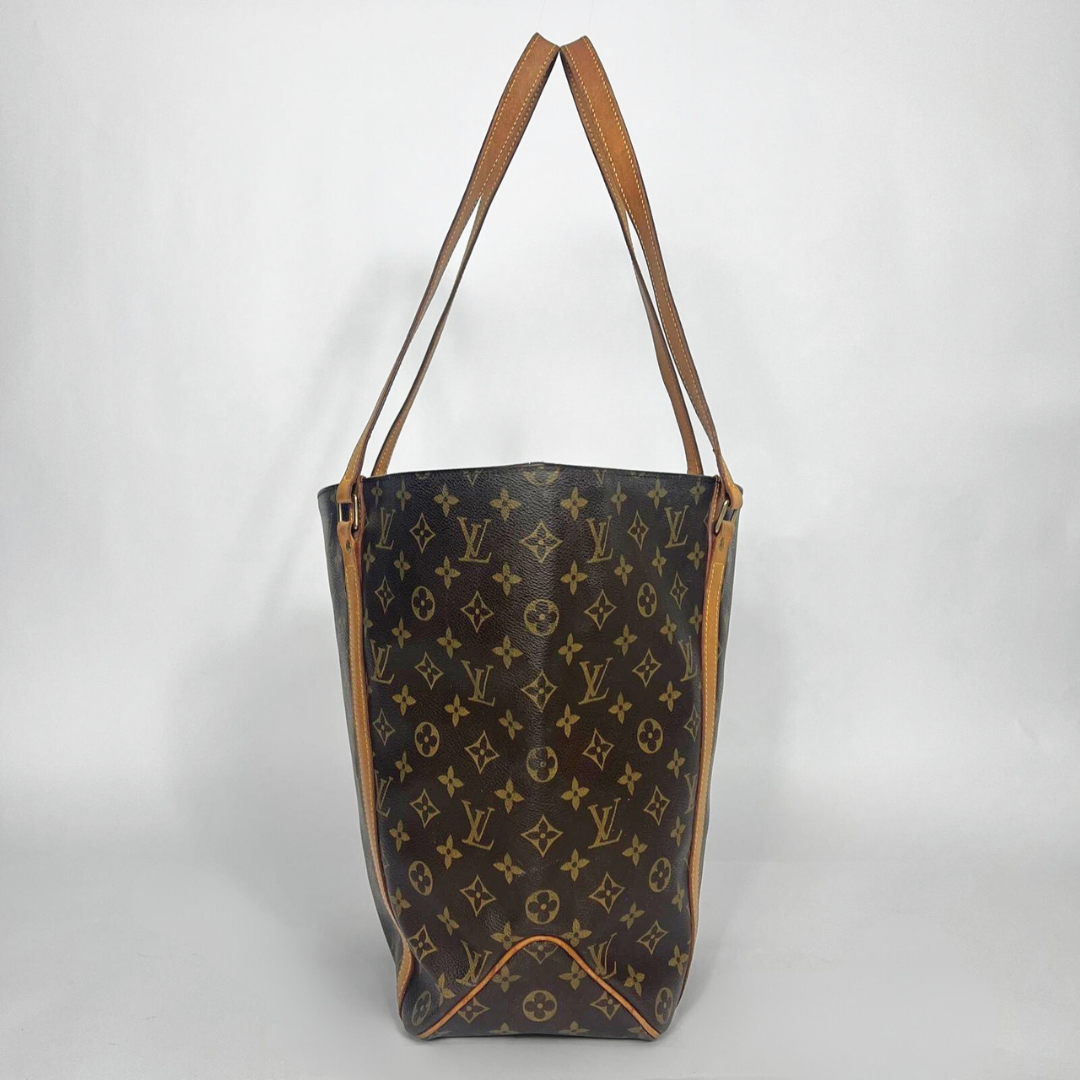 Louis Vuitton Shopper in brown Monogram Canvas on a White Background