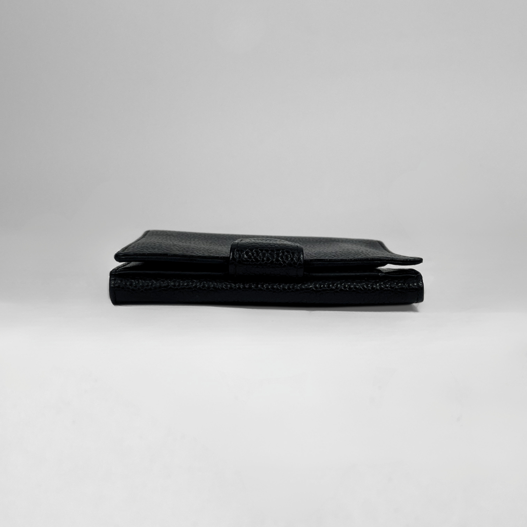 Chanel Wallet Caviar Small on a white background