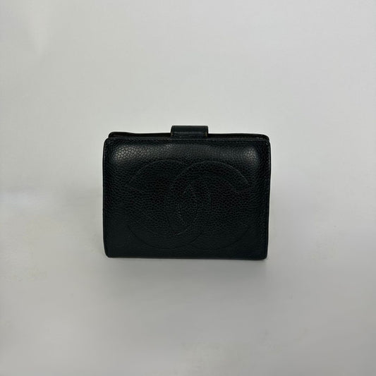 Chanel Wallet Caviar Small on a whıte background