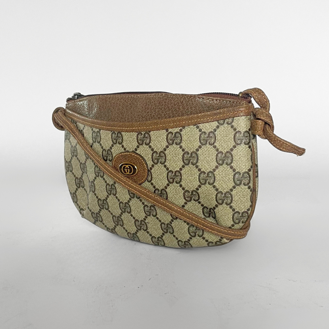 Gucci Vintage Crossbody Bag Canvas