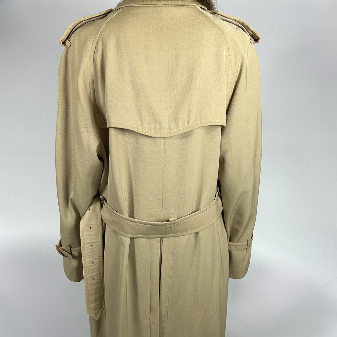 Burberry trench coat on white background